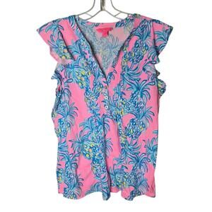 NWOT‎ Lilly Pulitzer Golda Top - MSRP $78 - Size Small